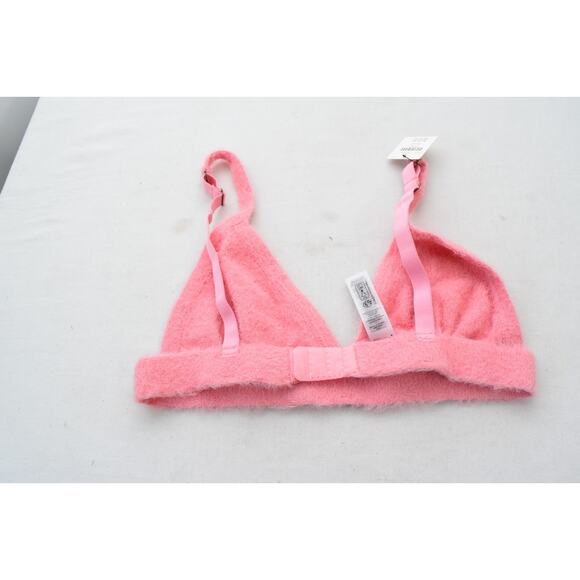 Love Stories Size 36A B Bralette Lightweight Soft Fuzzy Pink Intimates New - Picture 2 of 4